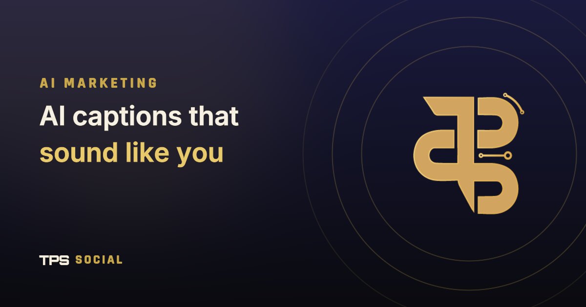 Writing captions with AI without losing your brand voice